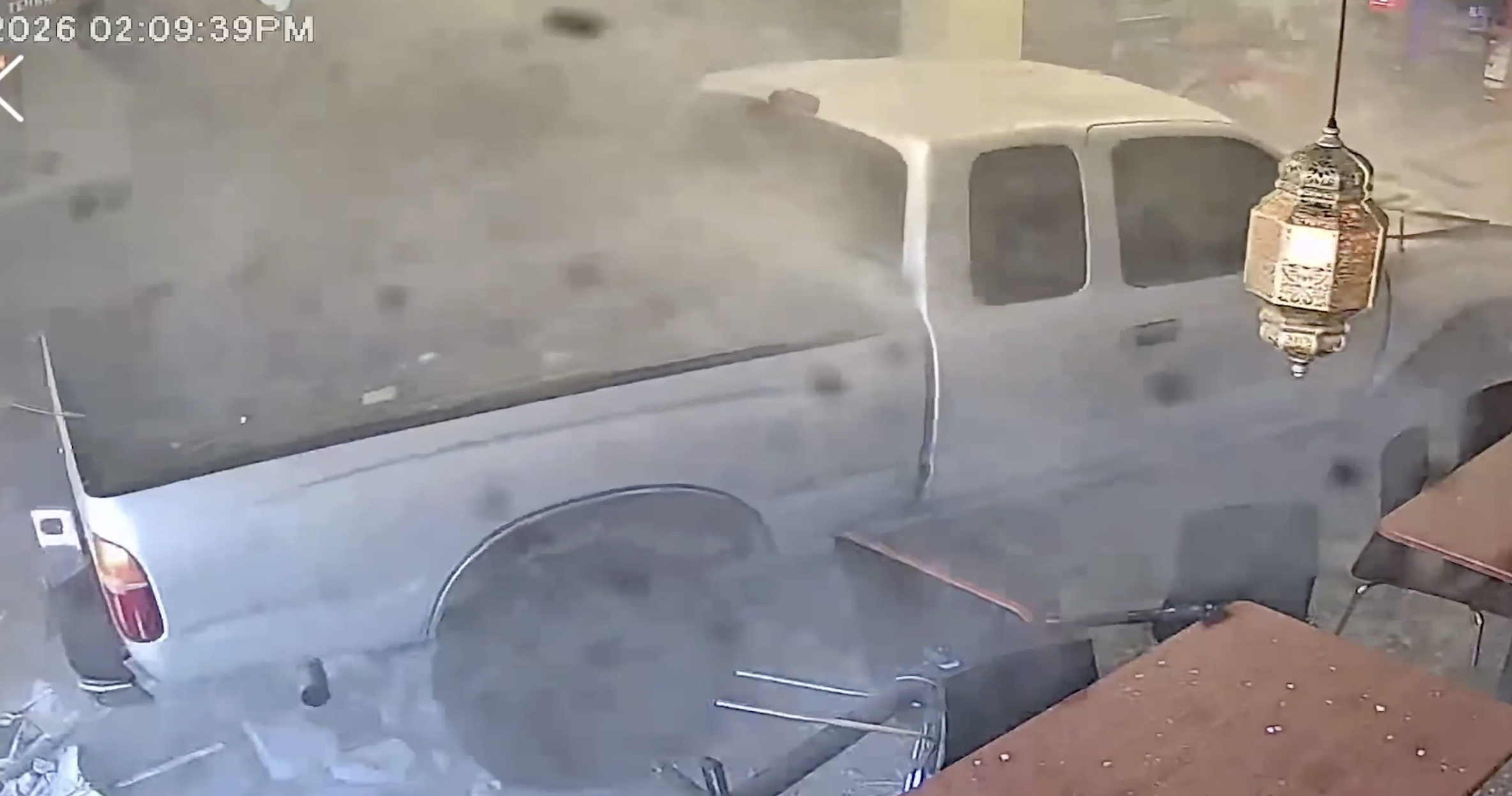Watch: Suspected drunk driver crashes truck into California restaurant — West Chester Dining news